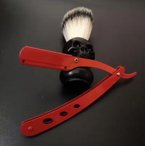 Top Selling Professional Barber Straight Razor Stainless Steel Anti-Rust Plastic Handle A+ Grade Quality Grooming <b>Tool</b> for Men - Product Image 3