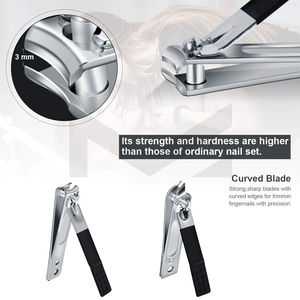 Juego de Manicura Profesional de 18 Piezas de Acero Inoxidable de Alta Calidad, Cortaúñas y Cortacutículas, Kit Ligero de Fábrica OEM - Product Image 3