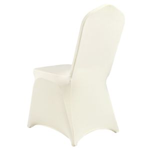 Housse de chaise pliante en spandex extensible métallisé avec housse amovible pour événements de mariage - Product Image 5