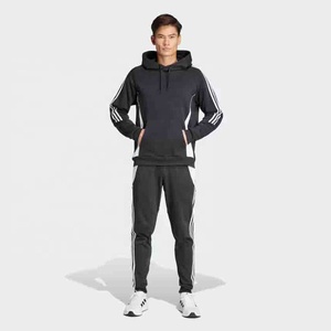Conjunto Deportivo Casual para Hombre, Sudadera con Capucha y Pantalones Deportivos a Rayas, Conjunto Deportivo con Capucha para Hombre 2026 - Product Image 1