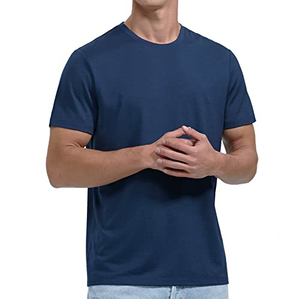 Venta Directa de Fábrica, Camiseta Deportiva de Lana Merino para Hombre de Alta Calidad, Personalizable, Capa Base Ligera, Servicio OEM - Product Image 6