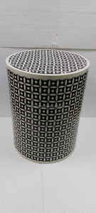 Mesa de Noche de Estilo Rústico con Incrustaciones de Concha Duradera, Hecha a Mano, con Estilo Otomano para Sala de Estar y Uso en Hoteles - Product Image 5