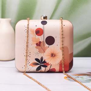 Bolso de Mano de Diseño Ligero con Estampado Floral Minimalista de Alta Calidad para Mujer, Uso Diario y para Fiestas - Product Image 3