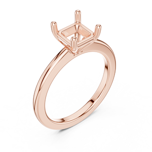 แหวนทองคำขาว 14K คุณภาพพรีเมียม ประดับเพชรทรง Asscher แบบเจียระไนเหลี่ยม ฝังแบบ Prong Set เพชรเพาะเลี้ยงในห้องปฏิบัติการ แหวนหรูหรา ได้รับการรับรองจาก GRA เครื่องประดับสำหรับผู้หญิง - Product Image 4
