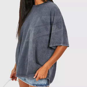 Camiseta de Mujer con Lavado Ácido a Precio de Mayoreo, Material Suave al Tacto, Corte Holgado y Moderno - Product Image 3