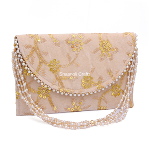 Nouveau indien fait à la main femmes velours pochette bijoux sac à main pour mère cadeau embrayages mariage retour cadeau embrayages - Product Image 5