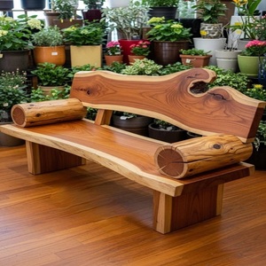 Mesa de Centro de Raíz de Teca de Bucarest, Hecha a Mano con Piezas de Teca Reciclada, Multifuncional con Estantes de Almacenamiento, Elegante para Sala de Estar o Dormitorio - Product Image 3