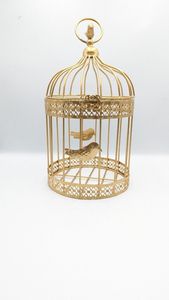 Lámpara de Jaula de Pájaro de Alambre Metálico Hecha a Mano y Personalizada, Decoración para el Hogar y Jardín, Decoración para Mesa y Colgante, Centro de Mesa con Jaula de Pájaro - Product Image 3