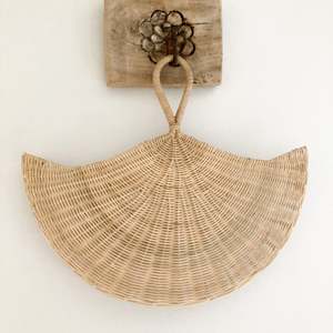 Decoraciones de pared de lujo para el hogar, hoteles y resorts, mejores precios, abanicos de ratán tejidos, abanicos de pared. - Product Image 3