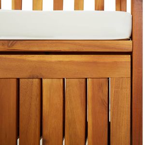 66.9 di Acacia in legno massello \ "panca con cuscino - Product Image 6