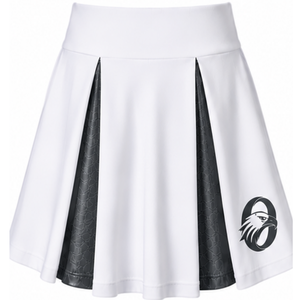 Jupe de cheerleading noire plissée, bas de tenue d'équipe athlétique, vêtements de sport pour performance, entraînement et compétition, personnalisable - Product Image 1