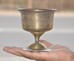 Tazón de Postre de Latón para Decoración de Mesa de Comedor, Diseño Martillado, Accesorios de Vajilla, Tazón de Helado de Latón Más Vendido - Product Image 1