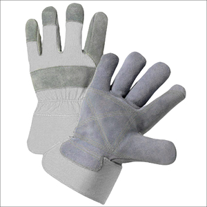 Yellow Construction Safety <b>Gloves</b> with Cotton Back Knit Cuff Anti-Slip & Anti-Static High Quality Reasonably Priced - Product Image 2