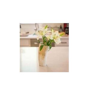 แจกันดอกไม้ทำจากเขาควายโบราณคู่หนึ่ง งานแฮนด์เมดจากเขาควายธรรมชาติ ของตกแต่งโต๊ะสไตล์เรียบง่าย ดีไซน์แบบชนบท แจกันดอกไม้สไตล์ศิลปะ - Product Image 1