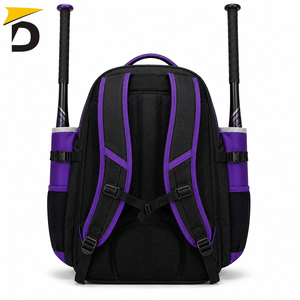 Bolsa para equipo de béisbol con múltiples compartimentos de almacenamiento, tela resistente y diseño fácil de transportar para prácticas y partidos. - Product Image 4