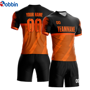 Maillots de football personnalisés pour adultes, col rond, haute qualité, respirants, pas chers, uniformes de football, vêtements de sport, shorts de football personnalisés - Product Image 3