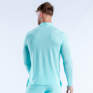 เสื้อวิ่งผู้ชายขายดี แห้งเร็ว 100% โพลีเอสเตอร์ เสื้อยิมผู้ชาย ยอดนิยม เสื้อออกกำลังกายรัดรูป - Product Image 3