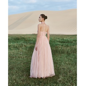 Robe Décontractée Élégante Écologique à Rayures Célestes Coupe Trapèze Sans Bretelles – Vente en Gros, Support ODM, Robe Femme en Gros - Product Image 6