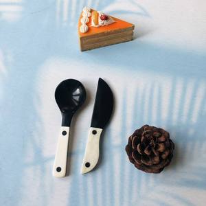 Las cucharas de cuerno de búfalo natural más vendidas del año 2026, comúnmente utilizadas para comer caviar, servir ensaladas y degustar platos finos. - Product Image 3