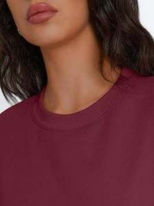 Sudadera de Invierno para Mujer al por Mayor, Precio FOB Económico, Venta Caliente, Logotipo Personalizado, Bordado, Lentejuelas, 100% Algodón, Cuello Redondo, Manga Larga - Product Image 5