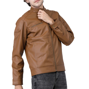 <b>Top</b> Hot Premium Quality Customized Printing Front Men's Canvas <b>Leather</b> Jacket New Season Design Durable Waterproof <b>High</b> Street - Product Image 5