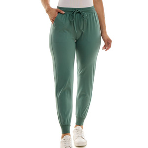 Pantalones Jogger Cargo Casuales Transpirables para Mujer, de Cintura Media, Pierna Ancha, Estilo Holgado y Oversize, Ligeros - Product Image 1