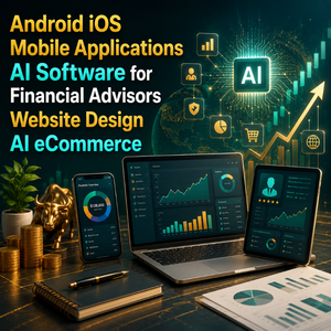 Applications mobiles Android iOS, logiciels ERP et CRM basés sur l'IA pour conseillers financiers, conception de sites Web, plugin WordPress Shopify, e-commerce IA - Product Image 2