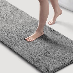 Custom Logo Woven Hotel & Home Bathroom <b>Mat</b> Thickened Cotton Non-<b>Slip</b> & Absorbent Eco-Friendly European Style Floor <b>Mat</b> - Product Image 3