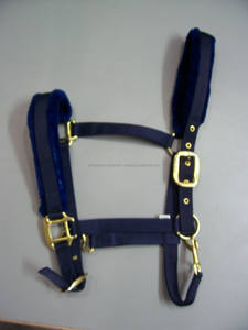 Licou de cheval en nylon doux au toucher Conception anti-frottement Convient pour un usage quotidien et montre un licou de cheval en nylon - Product Image 2