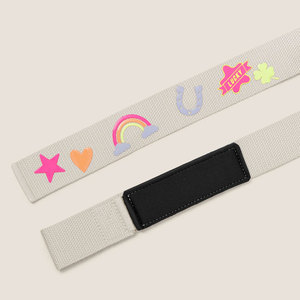 Lucky Graphic Silicone Premium Quality Lifting Straps Heavy Lifts Grip Support Deadlifting Neoprene <b>Padded</b> Custom Logo & Color - Product Image 3
