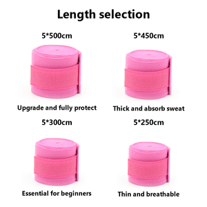 Bandages de boxe, bandages de poignet, bandages d'entraînement, bandages de boxe professionnelle - Product Image 3