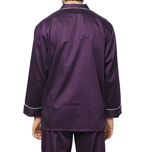 <b>Men</b> <b>Pajama</b> <b>Set</b> OEM Service 2026 New <b>Men's</b> Cotton <b>Pajama</b> <b>Set</b> - All Season Thin Long Sleeve Sleepwear Two-Piece Loungewear - Product Image 4