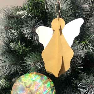 กระดาษตกแต่งสำหรับปาร์ตี้คริสต์มาสรูปนางฟ้าอุปกรณ์บนโต๊ะอาหารและของตกแต่งสำหรับวันวาเลนไทน์ - Product Image 3