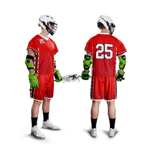 Nuevo Diseño Personalizado, Impresión Digital, Transpirable, Antiarrugas, Reversible, de Alta Calidad, 100% Poliéster, Camiseta de Lacrosse para Hombre y Niño - Product Image 5