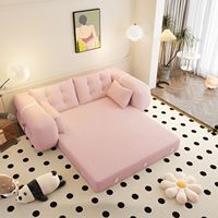 78,7 \ "Rosa multifuncional para tela de peluche sofá cama relleno de espuma cama para perro perezoso sofá para humanos para cama de sala de estar