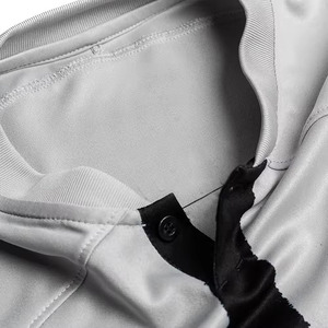 Maillot de football personnalisé bleu et noir à transfert thermique, tenue de sport personnalisée avec tissu sur mesure pour adultes unisexes - Product Image 4