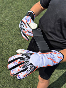 Nouvelles Gants de Gardien de But Professionnels en Latex Imperméables et Respirants avec Protection des Doigts et Sangle de Poignet Ajustable - Product Image 4