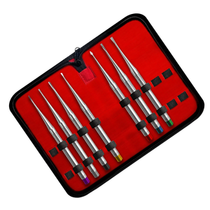 ชุดเครื่องมือถอนฟัน 7 ชิ้น PDL Luxating Root Elevator พร้อมด้ามจับตามหลักสรีรศาสตร์ สีสันสวยงาม ทำจากสแตนเลสสตีล - Product Image 5