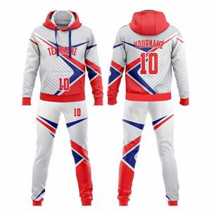 ชุดวอร์ม NEW YOU SPORTS แบบ unisex เสื้อฮู้ดและกางเกงขายาว สีดำพิมพ์ลายสีส้ม แห้งเร็ว ระบายอากาศได้ดี เป็นมิตรกับสิ่งแวดล้อม สไตล์สปอร์ต ลำลอง สำหรับฤดูใบไม้ร่วง - Product Image 3