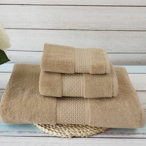 Serviette de séchage capillaire en coton 100% tricotée, jetable, rafraîchissante, à séchage rapide, de couleur unie ou à rayures, de haute qualité, en gros - Product Image 4