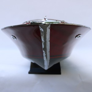 RIVA ARISTON - Coque bleu foncé peinte - Modèle de bateau rapide italien en bois - Product Image 4