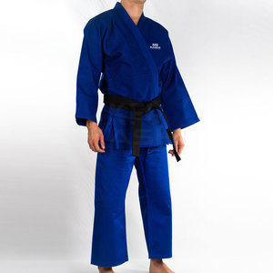 Kimono de Judo Premium 100% Algodón para Entrenamiento de Karate, Práctica de Artes Marciales y Competición con Logotipo Frontal - Secado Rápido y Transpirable - Product Image 3