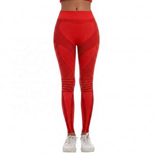 Leggings de yoga taille haute à motif géométrique, maille texturée, extensibles dans les quatre sens, en Spandex et Nylon - Product Image 4