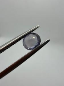 Zafiro Natural Azul Violeta Lavanda, Corte Brillante, Gema Preciosa Suelta Facetada de 6mm y 1.25ct, Gemas Naturales con Juego de Color, Ceilán - Product Image 5