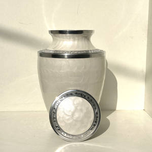 Urnas de Cremación de Aluminio al Estilo Americano, Urnas de Metal Personalizadas para Cenizas Humanas, Urnas de Cremación Modernas de 10 Pulgadas para Recuerdos Personalizados - Product Image 3