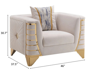 Royal Luxury Solid Teak Wood <b>Sofa</b> Set Classical 6 Seater Velvet Couch Gold Coffee <b>Side</b> <b>Table</b> Modern Art Deco Living Room Furnitu - Product Image 4