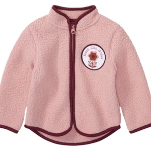 Nueva Llegada, Precio Bajo, Chaqueta Varsity de Invierno para Niños, Cuello Alto, Doble Cremallera, Transpirable, Tejido Ecológico Teñido, Color Sólido - Product Image 1