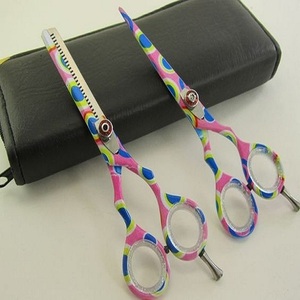 Hair Beauty Cutting Thinning Scissors <b>Set</b> Professional Best Cheap Black Shears Hair <b>Barber</b> Scissors Kit - Product Image 1