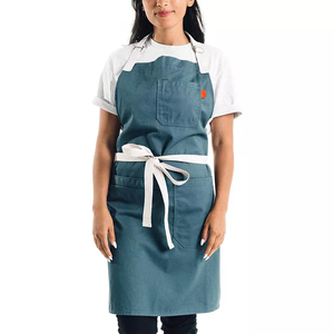 Mens Cotton Work <b>Apron</b> With Pockets Comfortable <b>Kitchen</b> Workshop Professional Workwear professional <b>kitchen</b> <b>apron</b> premium cotton - Product Image 2