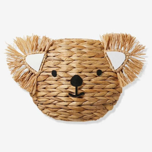 Decoración de pared rústica de jacinto de agua con diseño de koala, para habitación infantil o dormitorio, de Vietnam, al por mayor. - Product Image 2